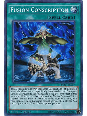 Fusion Conscription - FUEN-EN057 - Super Rare 