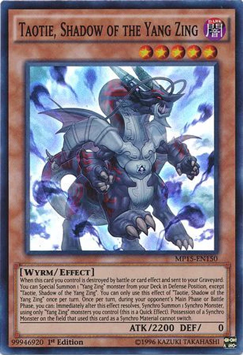 Taotie, Shadow of the Yang Zing - MP15-EN150 - Super Rare 