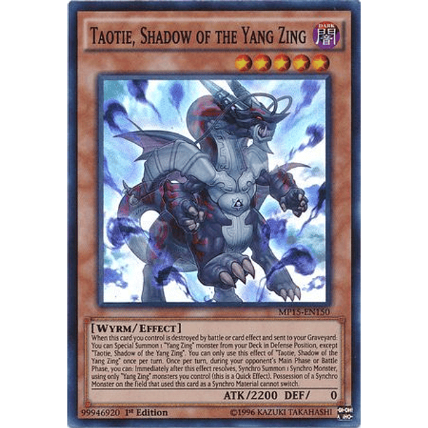 Taotie, Shadow of the Yang Zing - MP15-EN150 - Super Rare 