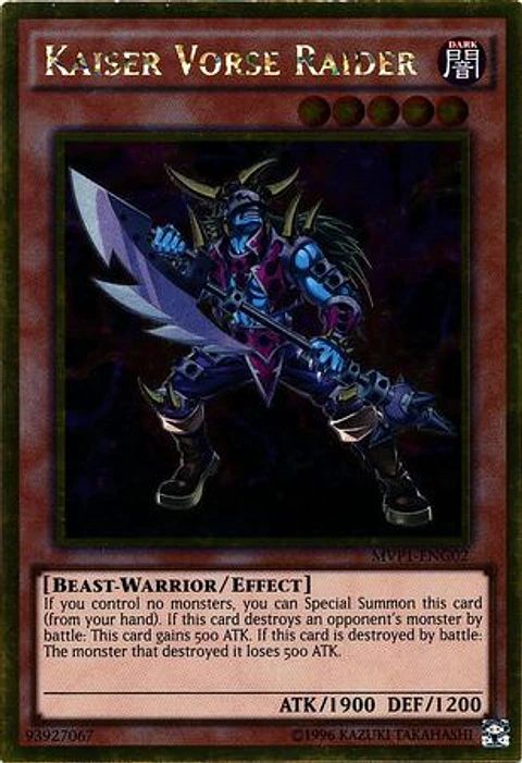 Kaiser Vorse Raider - MVP1-ENG02 - Gold Rare