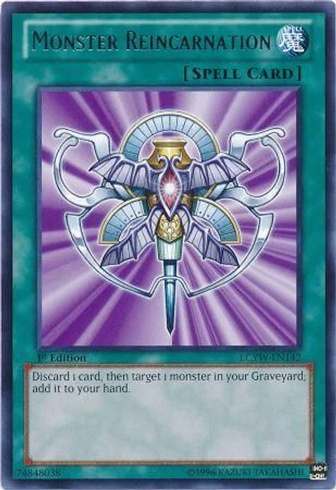 Monster Reincarnation - LCYW-EN142 - Rare