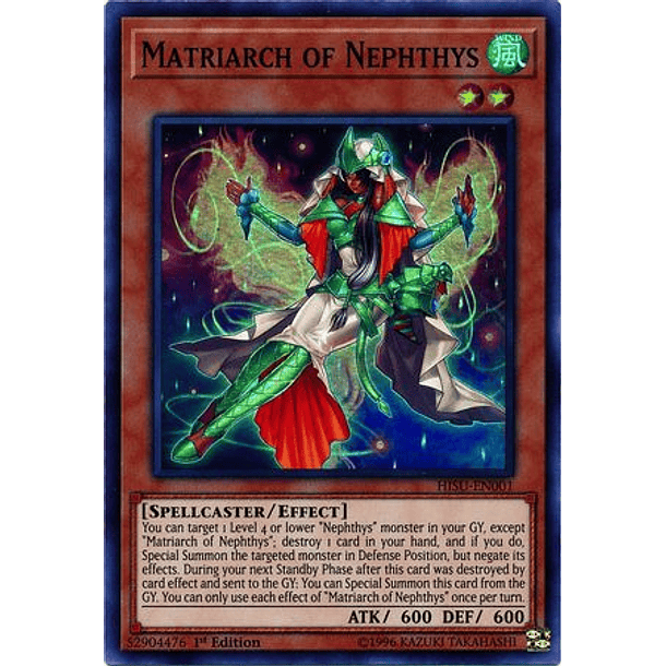 Matriarch of Nephthys - HISU-EN001 - Super Rare 
