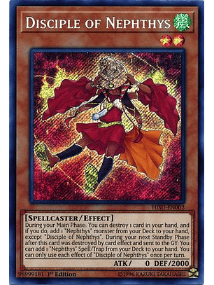 Disciple of Nephthys - HISU-EN002 - Secret Rare 