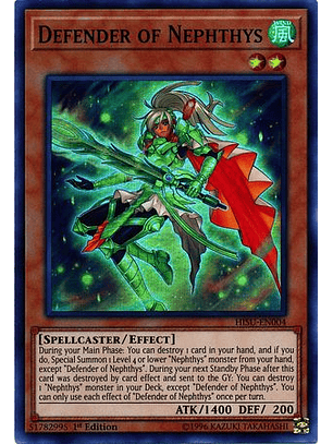 Defender of Nephthys - HISU-EN004 - Super Rare