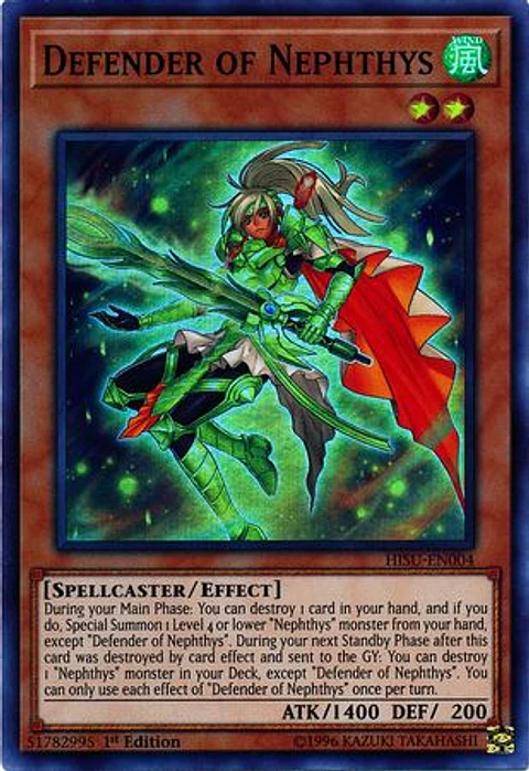 Defender of Nephthys - HISU-EN004 - Super Rare