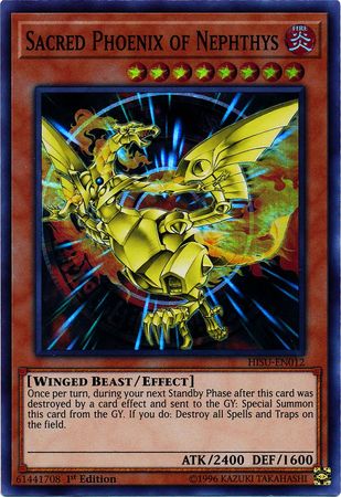 Sacred Phoenix of Nephthys - HISU-EN012 - Super Rare  1