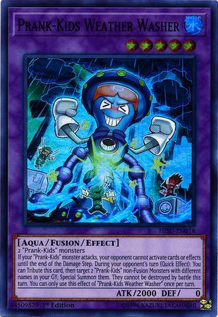 Prank-Kids Weather Washer - HISU-EN018 - Super Rare 1