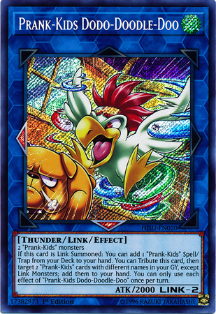 Prank-Kids Dodo-Doodle-doo - HISU-EN020 - Secret Rare 1