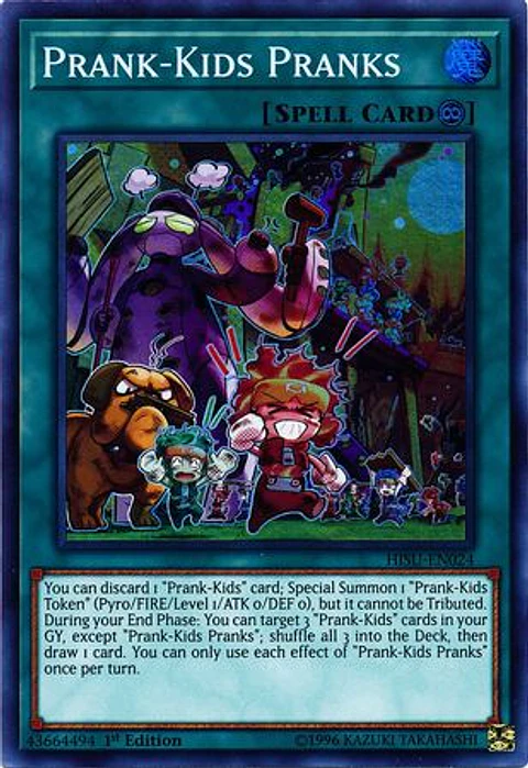 Prank-Kids Pranks - HISU-EN024 - Super Rare 