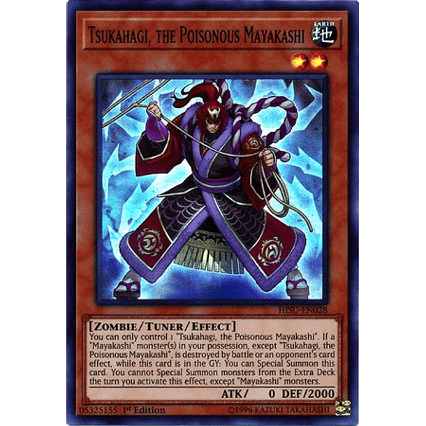 Tsukahagi, the Poisonous Mayakashi - HISU-EN028 - Super Rare 
