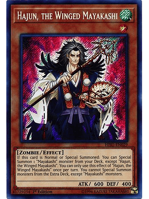 Hajun, the Winged Mayakashi - HISU-EN029 - Secret Rare 