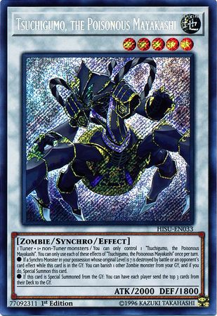 Tsuchigumo, the Poisonous Mayakashi - HISU-EN033 - Secret Rare 1