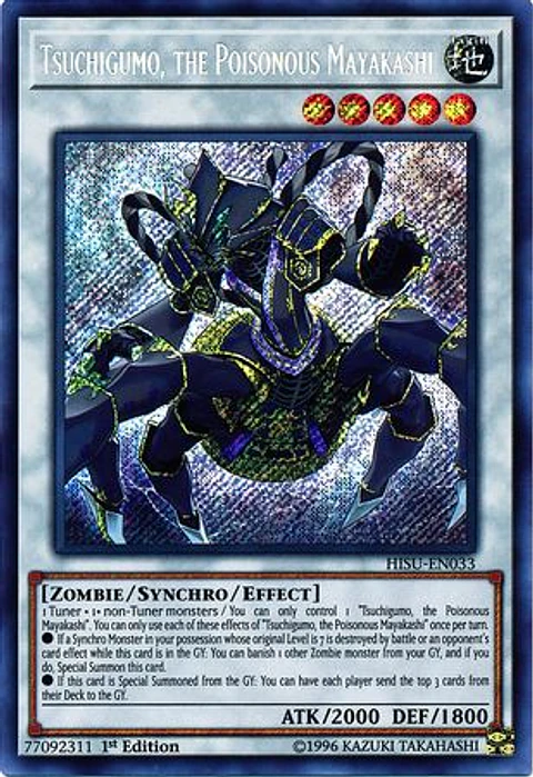 Tsuchigumo, the Poisonous Mayakashi - HISU-EN033 - Secret Rare