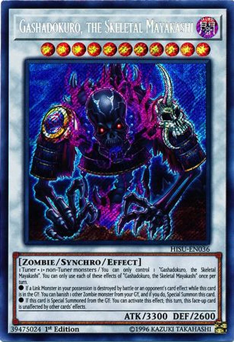 Gashadokuro, the Skeletal Mayakashi - HISU-EN036 - Secret Rare