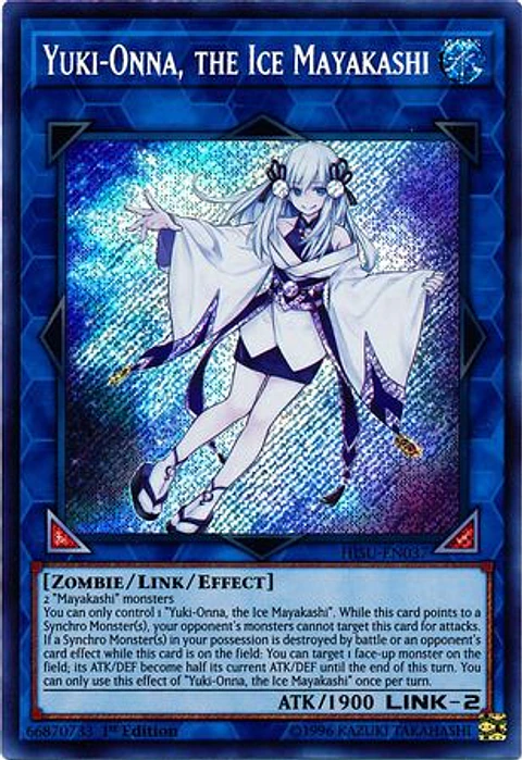 Yuki-Onna, the Ice Mayakashi - HISU-EN037 - Secret Rare 