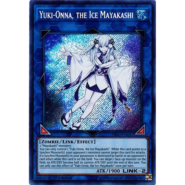 Yuki-Onna, the Ice Mayakashi - HISU-EN037 - Secret Rare 