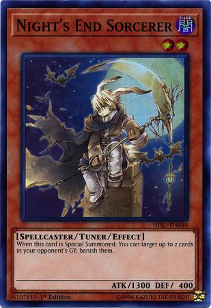 Night's End Sorcerer - HISU-EN040 - Super Rare 1