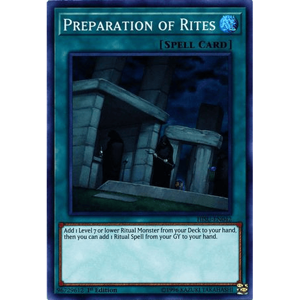 Preparation of Rites - HISU-EN042 - Super Rare