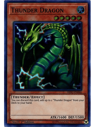 Thunder Dragon - HISU-EN046 - Super Rare 