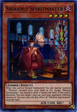 Shiranui Spiritmaster - HISU-EN048 - Super Rare 1