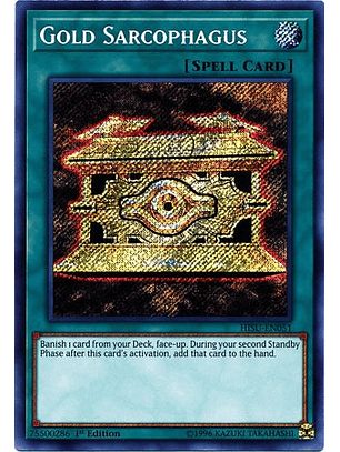 Gold Sarcophagus - HISU-EN051 - Secret Rare 