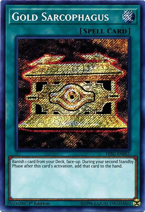 Gold Sarcophagus - HISU-EN051 - Secret Rare 