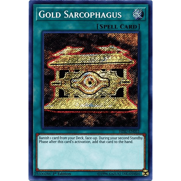 Gold Sarcophagus - HISU-EN051 - Secret Rare 