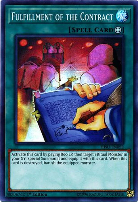 Fulfillment of Contract - HISU-EN052 - Super Rare