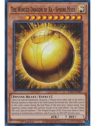 The Winged Dragon of Ra - Sphere Mode - RA01-EN007