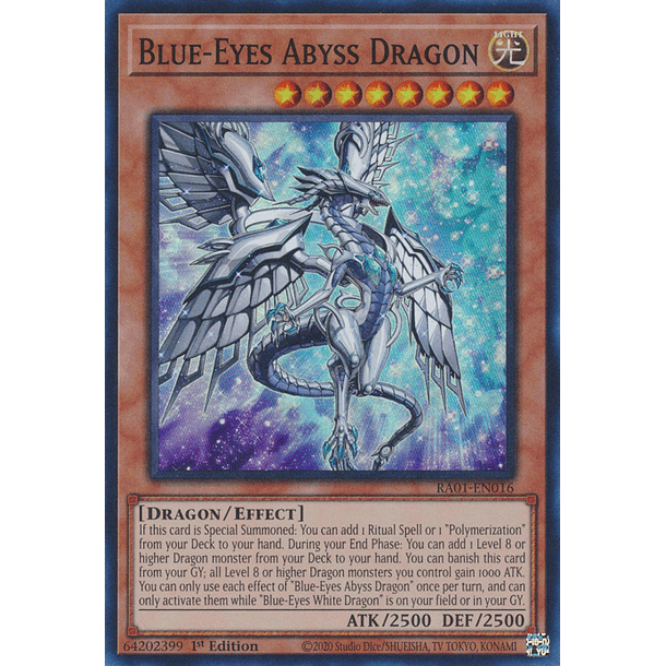 Blue-Eyes Abyss Dragon - RA01-EN016