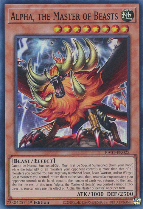 Alpha, the Master of Beasts - RA01-EN022