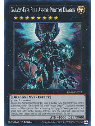 Galaxy-Eyes Full Armor Photon Dragon - RA01-EN037