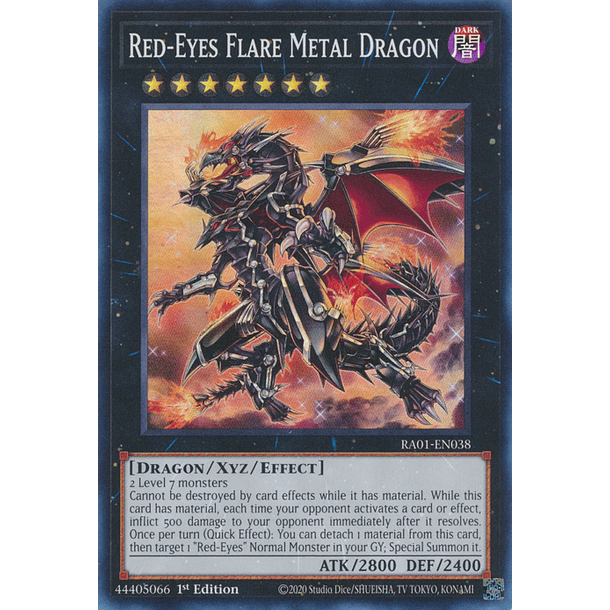Red-Eyes Flare Metal Dragon - RA01-EN038