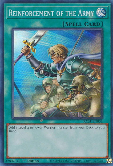 Reinforcement of the Army - RA01-EN051