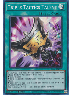 Triple Tactics Talent - RA01-EN063