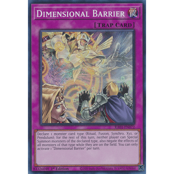 Dimensional Barrier - RA01-EN072