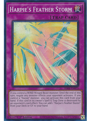 Harpie's Feather Storm - RA01-EN073