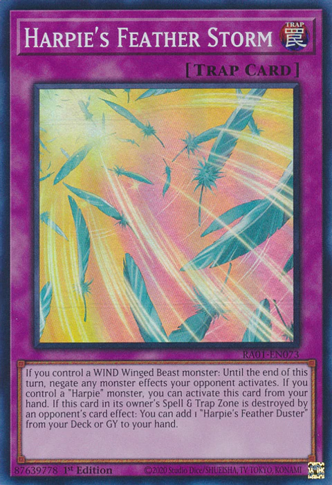 Harpie's Feather Storm - RA01-EN073