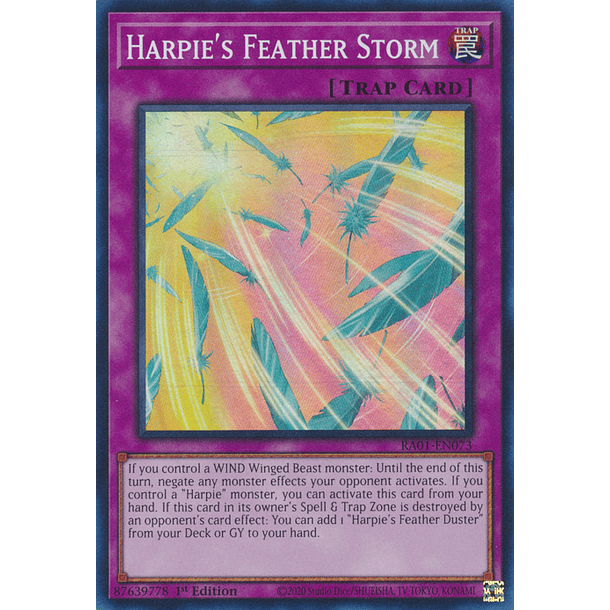 Harpie's Feather Storm - RA01-EN073