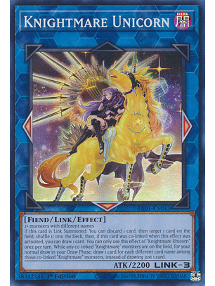 Knightmare Unicorn (alternate art) - RA01-EN043 