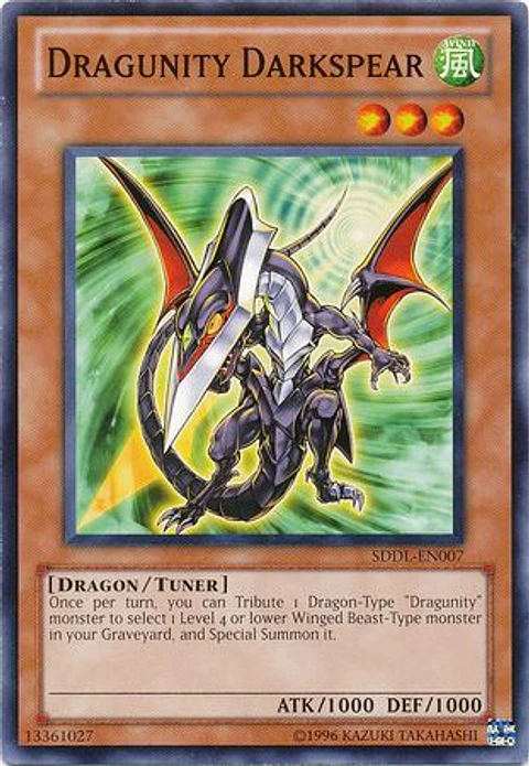Dragunity Darkspear - SDDL-EN007 - Common