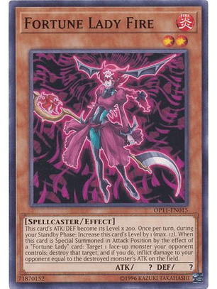 Fortune Lady Fire - OP11-EN015 - Common