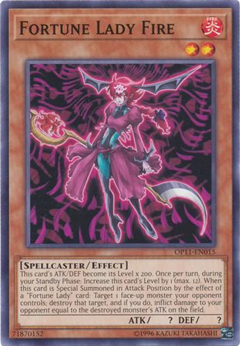 Fortune Lady Fire - OP11-EN015 - Common