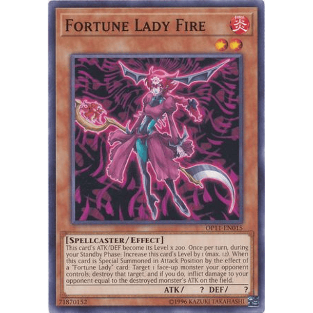 Fortune Lady Fire - OP11-EN015 - Common