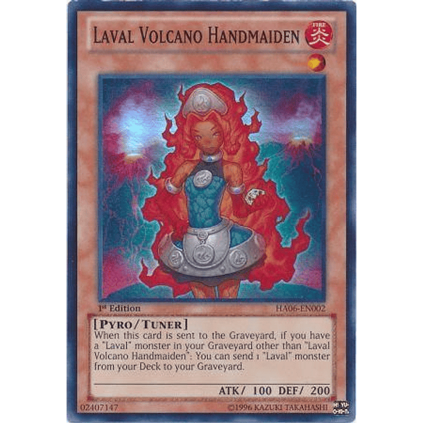 Laval Volcano Handmaiden - HA06-EN002 - Super Rare