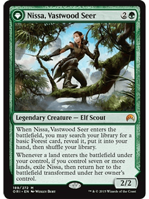 Nissa, Vastwood Seer | Nissa, Sage Animist - ORI - M.