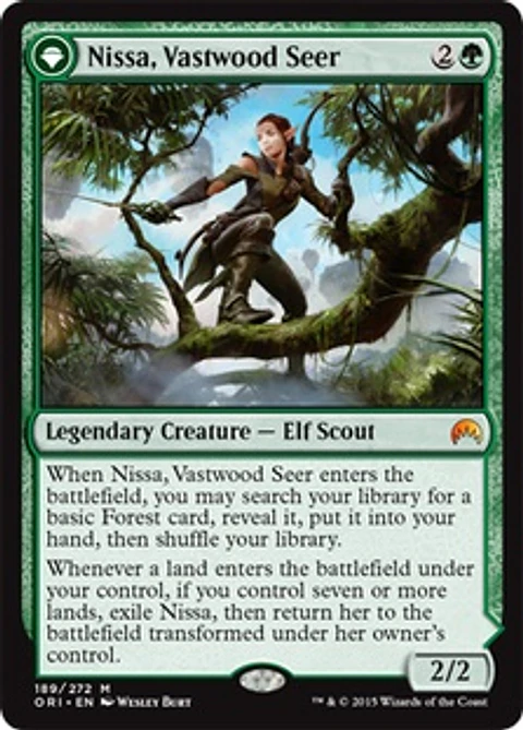 Nissa, Vastwood Seer | Nissa, Sage Animist - ORI - M.