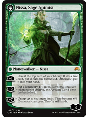Nissa, Vastwood Seer | Nissa, Sage Animist - ORI - M.
