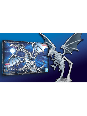 Bandai Hobby Gunpla Figure Rise Amplified Model Kit: Yu Gi Oh - Dragon Blanco de Ojos Azules