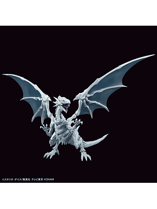 Bandai Hobby Gunpla Figure Rise Amplified Model Kit: Yu Gi Oh - Dragon Blanco de Ojos Azules